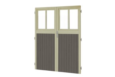 Kiegészítő ajtóelem Wandlitz kerti tárolóhoz, terra szürke színű 164 x 36 x 180,5 cm.