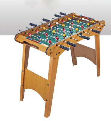 Mama Kiddies Pro Soccer Game – Klasszikus Fa Csocsóasztal Lábakkal (90 cm)