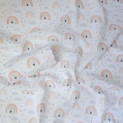 Babakifogó / Takaró Szivárvány 100% pamut