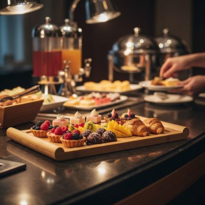 Bambusz tálalótálca GN 1/3 méretben, 32.5x17.5x2.5 cm