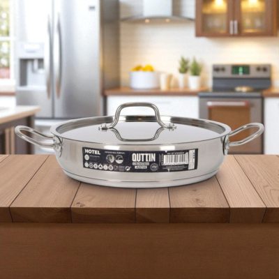 Quttin Hotel szeletsütő lábas fedővel 3,1 literes 26 cm-es átmérőjű indukciós - Spanyol edény