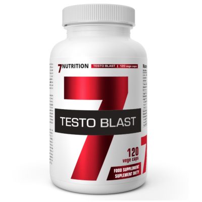 TESTO BLAST™ - Fokozott Erő, Állóképesség, Libidó, Tesztoszteron Szint - Turkesterone + Tribulus Kivonat - 120 Kapszula - 7Nutrition