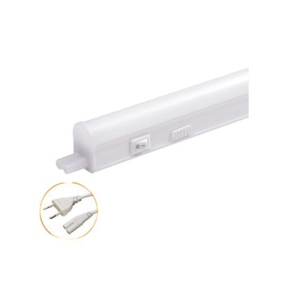 UNIVERSO T5 LED lámpa kapcsolóval és opál burával 5w 560lm CCT.Kap IP20 325x34mm