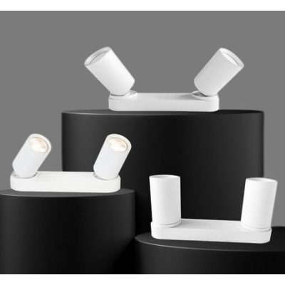 UNIVERSO Spot lámpatest 2xGU10 Max.35w IP20 Fehér 260x60x25mm