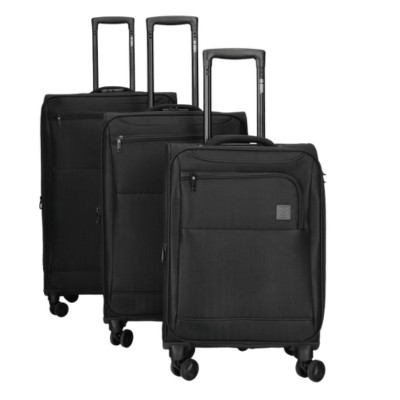 Oakville fekete bőrönd szett