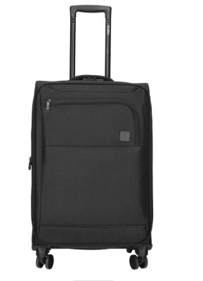 Oakville fekete L feladható bőrönd