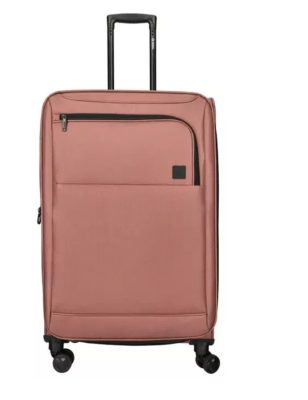 Oakville rózsaszín L feladható bőrönd