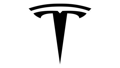 Tesla logó matrica