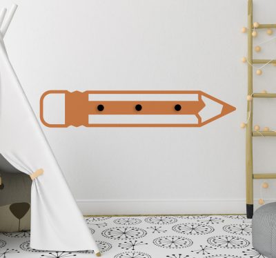 Ceruza akasztó falmatrica