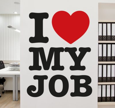 I Love My Job matrica