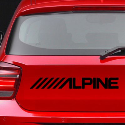 ALPINE Logó - Szélvédő matrica
