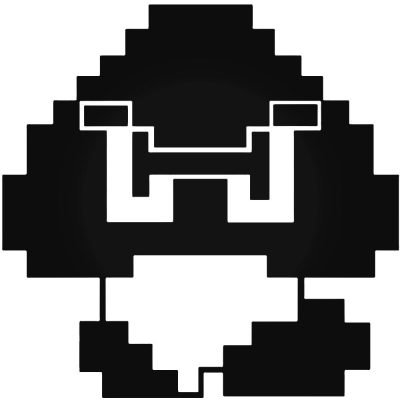 8-bit Goomba matrica