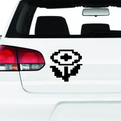 Super Mario virág matrica