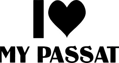 I Love my PASSAT matrica