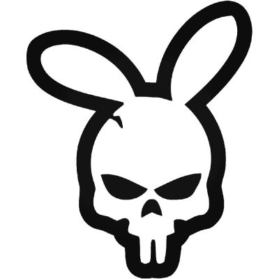 Gonosz nyuszi matrica