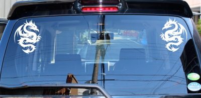 2 Db Sárkány tuning matrica (15 cm/db)