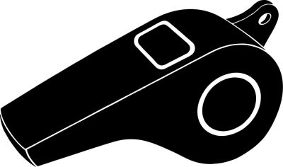 Bíró síp piktogram matrica