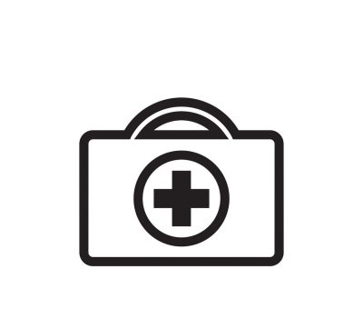 Elsősegélydoboz piktogram matrica