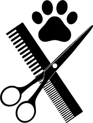 Kutyakozmetikus piktogram matrica