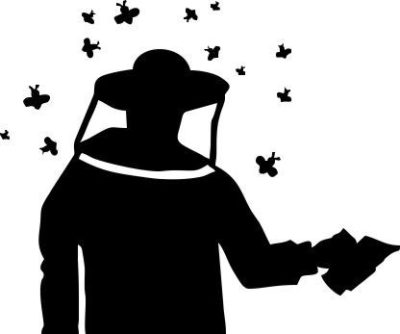 Méhész munkában piktogram matrica