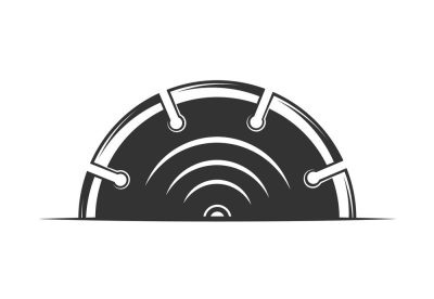 Munkapad körfűrész matrica