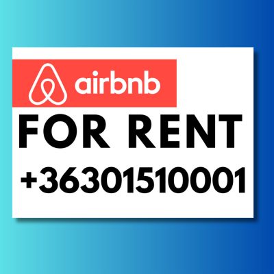 Airbnb for rent tábla