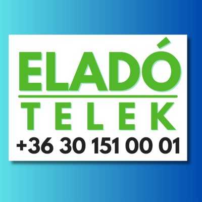 Eladó telek tábla