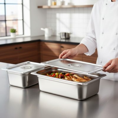 Basic Gn edényre 1/1-es fedő, rozsdamentes