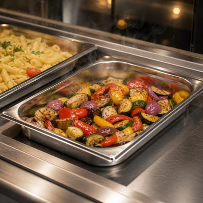 Basic Gn edény 1/2 40 mm, 2 literes, rozsdamentes