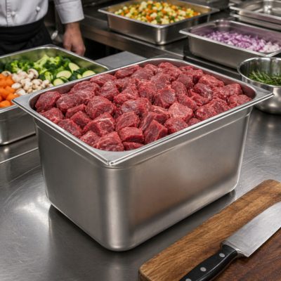 Basic Gn edény 1/2 200 mm, 11,5 literes, rozsdamentes