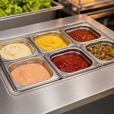 Basic GN edény 1/6 65 mm, 1 l, rozsdamentes