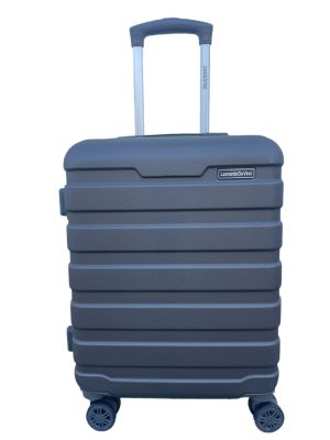 Delta antracit szürke M Ryanair 55x40x20 bőrönd, kabinbőrönd