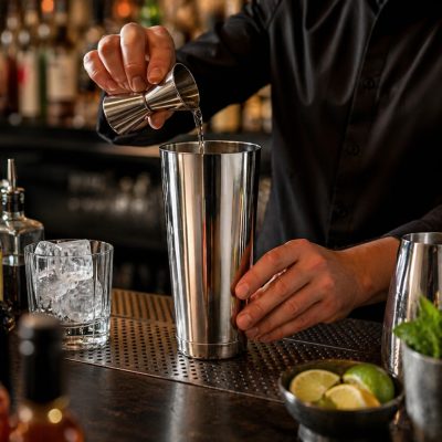 Boston shaker fém pohár (nagy tin) 900 ml – rozsdamentes acél