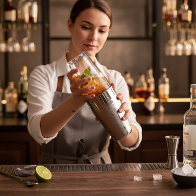 Boston shaker üveg (mixing glass) 450 ml – profi koktélkeveréshez