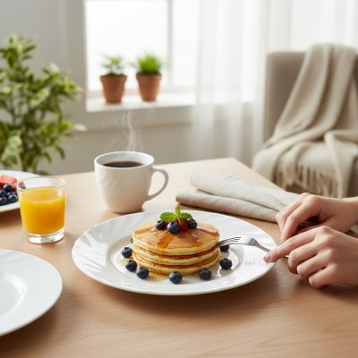 Trianon desszert tányér 6 db-os csomag 19,5 cm-es edzett opál üveg