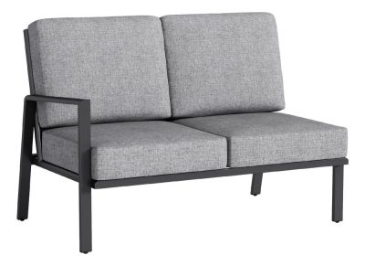 KETTLER ZENITH bal oldali lezáró elem – matt antracit / világosszürke