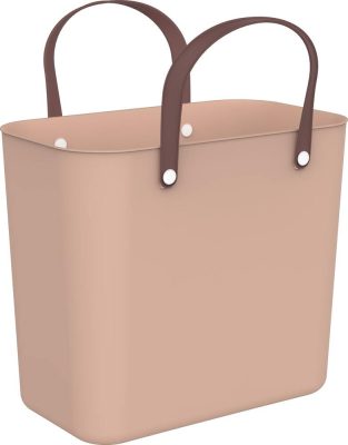 Rotho ALBULA bevásárló táska 25L – újrahasznosított műanyag, bézs