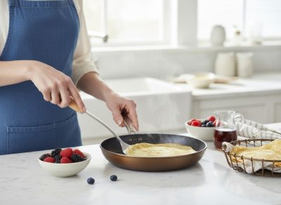 Lapátkanál 8×35 cm, bükkfa nyéllel a de Buyer-től