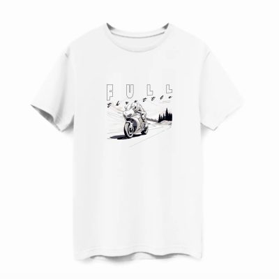 Full throttle póló fehér