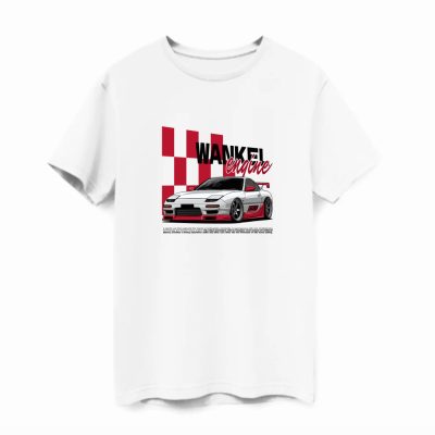 Wankel engine póló fehér