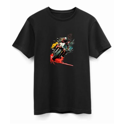 Bike colorful póló fekete