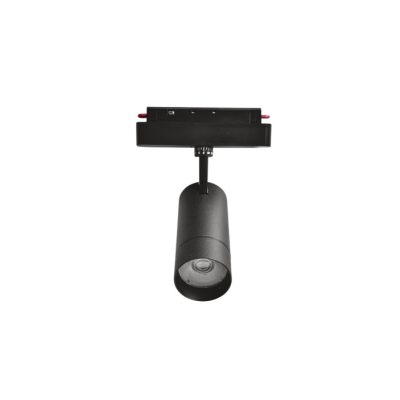 UNIVERSO Mágneses sínbe szerelhető spot Lámpa DC:48V 20w 2085lm CCT.Kap RA90 IP20 Fekete D76x213x165mm