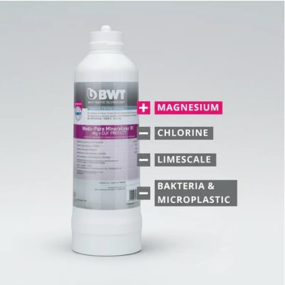 BWT Woda-Pure Clear M Magnesium Mineraziler XL + CUF PROTECT ultraszűrő vízszűrő patron