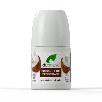 Dr Organic Alumíniummentes golyós dezodor bio szűz kókuszolajjal, 50 ml