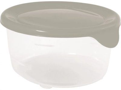 Curver Fresh&Go Ételtartó 0,5L Kerek Homok/Átlátszó (6/karton)