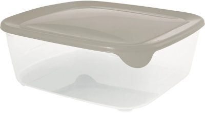 Curver Fresh&Go Ételtartó 2,9L Szögletes Homok/Átlátszó (4/karton)