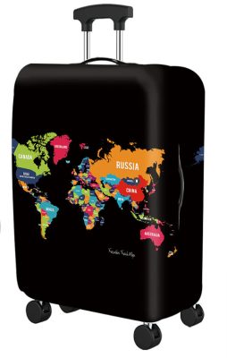 Bőröndhuzat L Black Atlas prémium bőröndhuzat