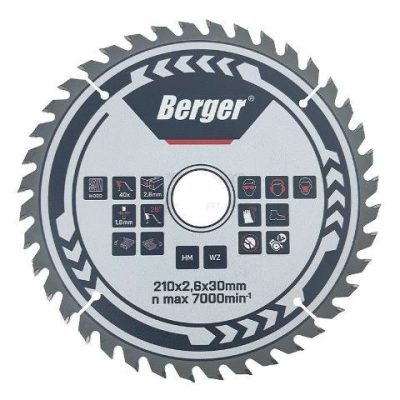 Körfűrészlap 200x2,6x30 mm Z=40 BERGER