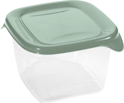 Curver Fresh&Go Ételtartó 1,2L Szögletes Zöld/Átlátszó (6/karton)