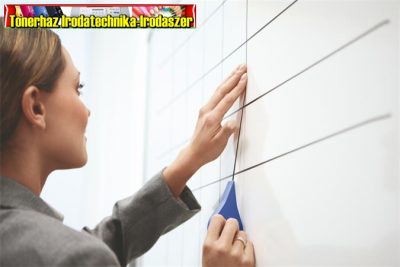 NOBO Öntapadó vonalazó szalag fehértáblához, 1,5mm x 10 m, fekete